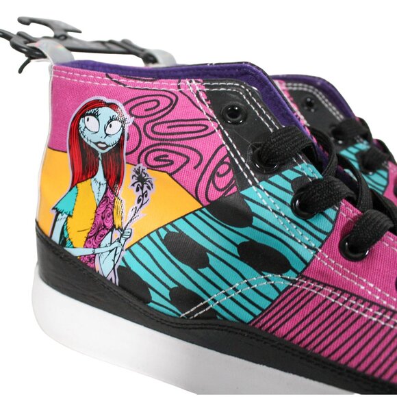NWT Nightmare Before Christmas High Top Sneakers Pastel Goth Size 8 - Picture 4 of 10